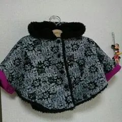 商談中♪値下げ！リバーシブル モコモコ ポンチョ 80～95