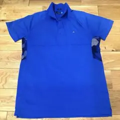J.LINDEBERG スリムフィット ゴルフシャツ M 青