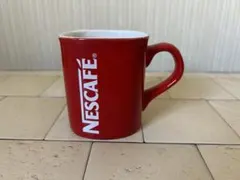 NESCAFE ネスカフェ 赤マグ 陶器 マグカップ レトロ J-62