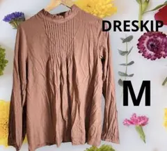 DRESKIP ドラスキップ　M レディース　春　ピンク　可愛い　ブラウス