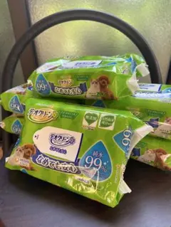 ユニ・チャーム デオクリーン ペット用ウェットティッシュ つめかえ用６個セットのサムネイル