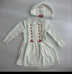 12-18m クリスマス帽&ワンピースセットJANIE AND JACK