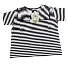 しまむら セーラーカラーボーダーTシャツのサムネイル