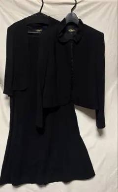 YH Classicoブラック 礼服 ジャケット ワンピーススーツ 13号
