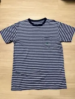 SOPHNET. ボーダー ポケットTシャツ スコーピオン刺繍 Mのサムネイル