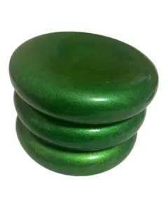 カマチ陶舗　3枚セット　前菜プレート グリーン　緑　kamachi 高級食器② カマチ陶舗 3枚セット 前菜プレート グリーン 緑 kamachi 高級