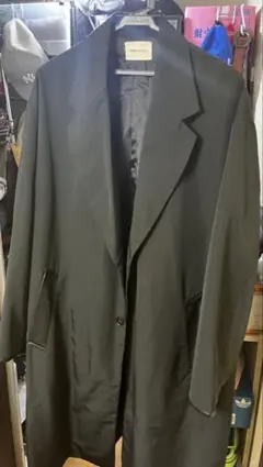 EMMA CLOTHES 黒 チェスターコート M 古着 モード系