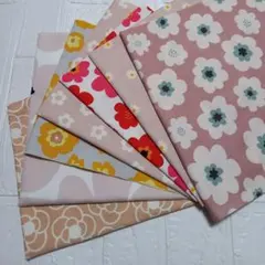 ⑧生地ハギレまとめ売り　７枚セット