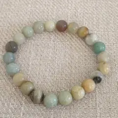 Amazonite 天然石ブレスレット 約8.7mm