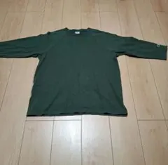 Champion ヘビーウェイト 七分袖TシャツLサイズ オリーブグリーン