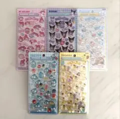 サンリオ ボンボンドロップシール 正規品 5枚セット