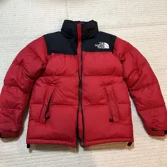 THE NORTH FACE ダウンジャケット M レッド/ブラック