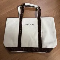vanessabruno トートバッグ ホワイト/ブラウンのサムネイル