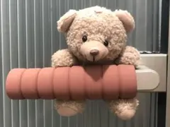 ドアハンドルカバー クッション テディベア ベビーセーフティ