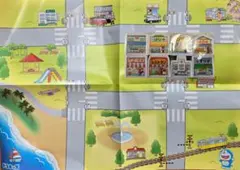【美品】ドラキッズ お店やさんごっこ 地図と建物8件のサムネイル