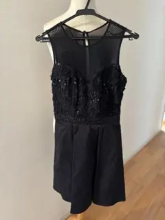 ☆LIPSY☆ブラック☆ノースリーブパーティードレス☆5〜7号程度☆