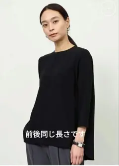 ソージュ soeju Aラインチュニックブラウス ブラック Sサイズ - メルカリ