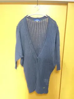 BURBERRY BLUE LABEL カーディガン M紺色