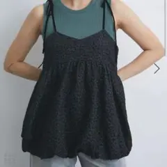 シャガードバルーンリボンキャミソール