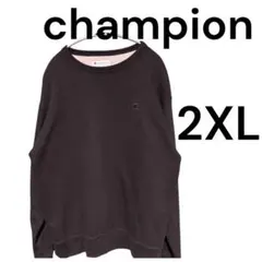 champion 2XL 黒 トレーナー