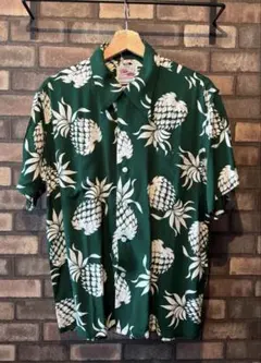 Duke Kahanamoku アロハシャツ パイナップル柄 ネイビー M - メルカリ