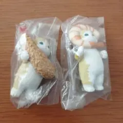 mofusand モフサンド　えびにゃん　フィギュア2点セット　カプセルトイ