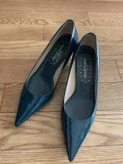 【美品】JILL STUART パンプス　23cm エナメル　グリーン