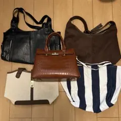 未使用 レディース ハンドバッグ トートバッグ 5点セット まとめ売りのサムネイル