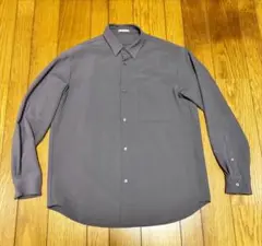 LAMOND ブラウン 長袖シャツ ポケット付き