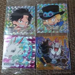 ワンピース大海賊シールウエハース 4枚