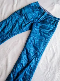 GDO中綿ゴルフパンツ メンズM ウエスト76〜80㌢ 緑に近い青　ターコイズ