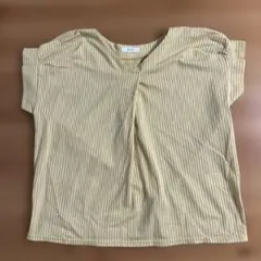 a.v.v ストライプ 半袖シャツ