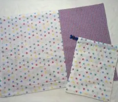 【ハンドメイド】給食 ランチョンマット 星