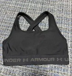 UNDER ARMOUR アンダーアーマー スポーツブラ ブラック クロスバック
