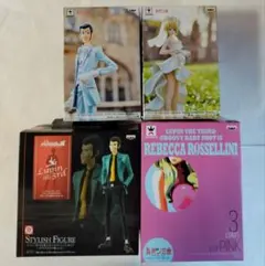 【未開封】ルパン三世 レベッカ フィギュア ４個セット