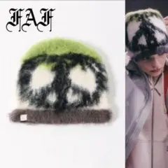 美品 FAF WORLD PEACE BEANIE モヘア混 ニットキャップ 2026年最新】World Peace beanieの人気アイテム - メルカリ