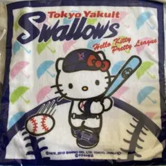 【新品】サンリオ ハローキティ 東京ヤクルトスワローズ プチタオル