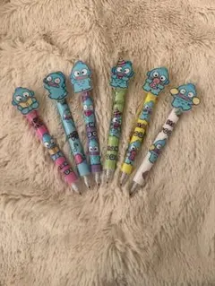 ハンギョドン　ボールペン　6本セット　アクリルチャーム付き　新品