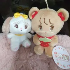 mikko♡イチゴマスコットぬいぐるみ♡+。♪おまけつき