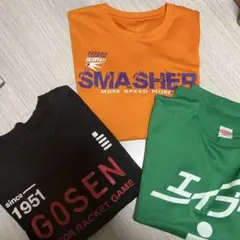 GOSEN・エイブル・SMASHER Tシャツ 3枚セット