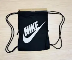 NIKE ブラック ナップザック　ヘリテージ ドローコードバッグ 13L