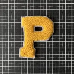 【P(黄色)】ポロラルフローレン ワッペン