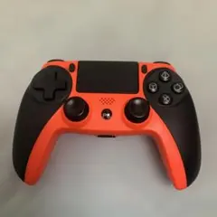 オレンジ ワイヤレスコントローラー PS4