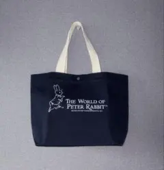 極美品 ピーターラビット Peter Rabbit トートバッグ ネイビー紺
