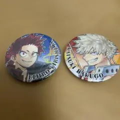 僕のヒーローアカデミア 爆豪勝己 切島鋭児郎 大きめ缶バッジ