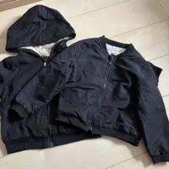 フリース フード付きジャケット