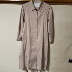 トレンチコート ピンクベージュ