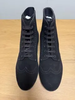 PRADA ブラックスエードブーツ