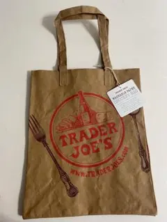 【新品未使用】TRADER JOE’S （ウォッシャブルペーパーエコバッグ）