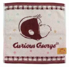 おさるのジョージ　ハンドタオル